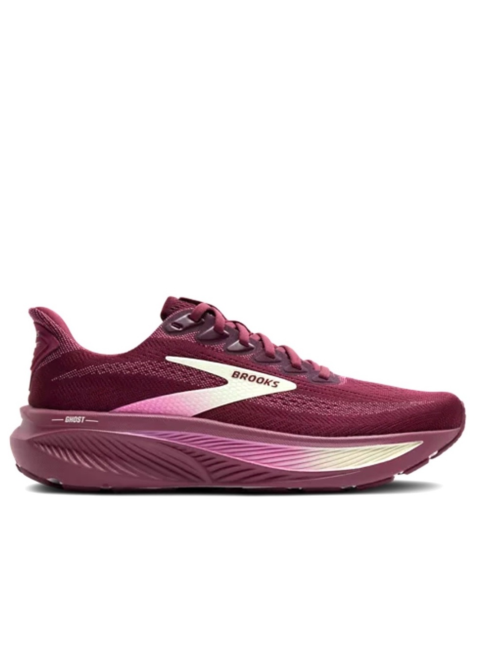 BROOKS Ghost 17 Sneakers, burgandy